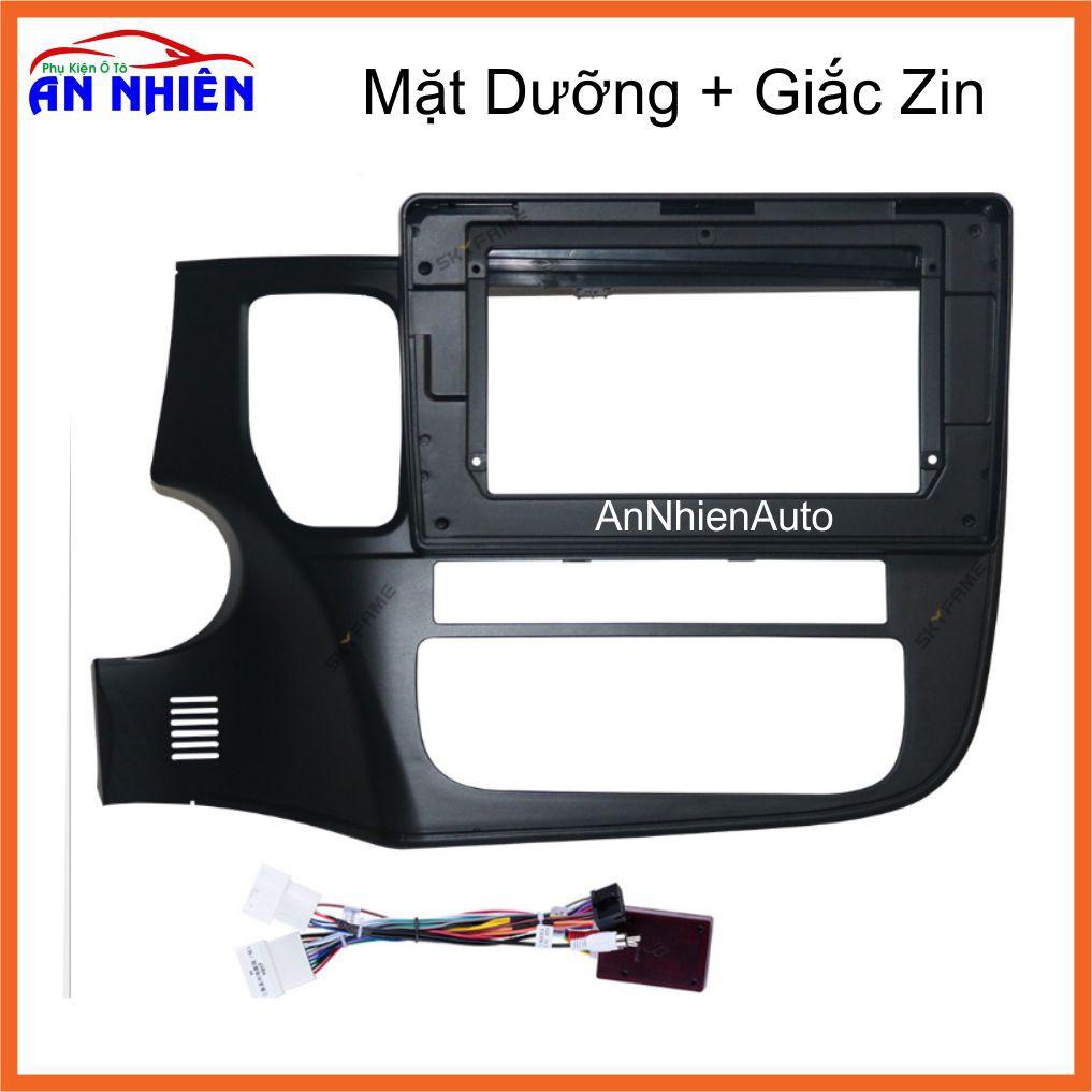 Màn Hình Android 10 inch Cho Xe OUTLANDER - Đầu DVD Chạy Android Kèm Mặt Dưỡng Giắc Zin Cho Mitsubishi Outlander