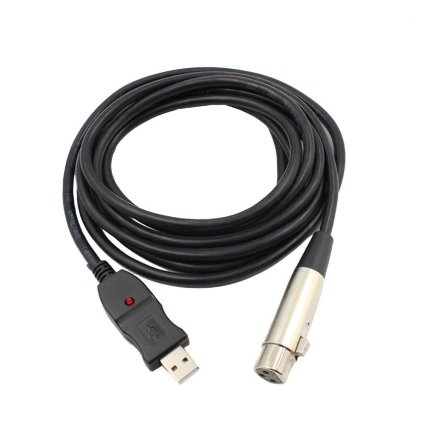 Cáp Chuyển Đổi Từ Cổng Usb Sang Cổng XLR Dài 3m - Hàng Nhập Khẩu