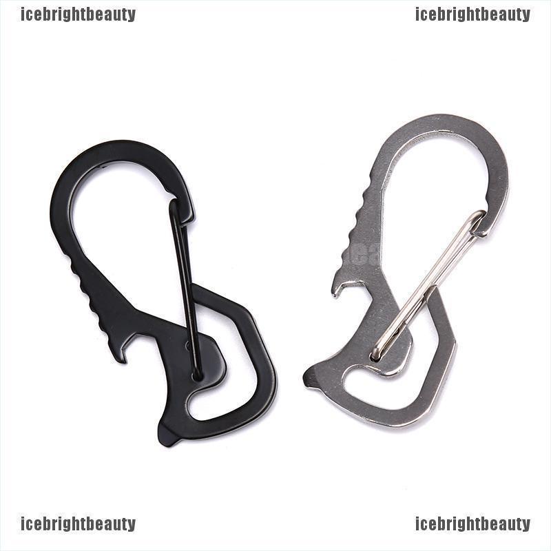 1 Móc Khóa Carabiner Bằng Thép Không Gỉ Tiện Dụng