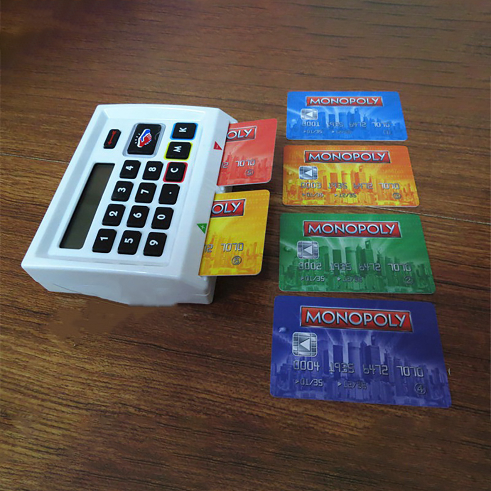 Bộ Cờ Tỷ Phú Monopoly 4.0 Board Game Có Máy Ngân Hàng điện tử quẹt thẻ ATM tự động