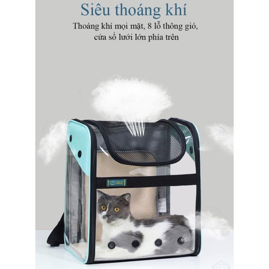 Balo đi chơi cho thú cưng chó mèo Extensible PET BackPack