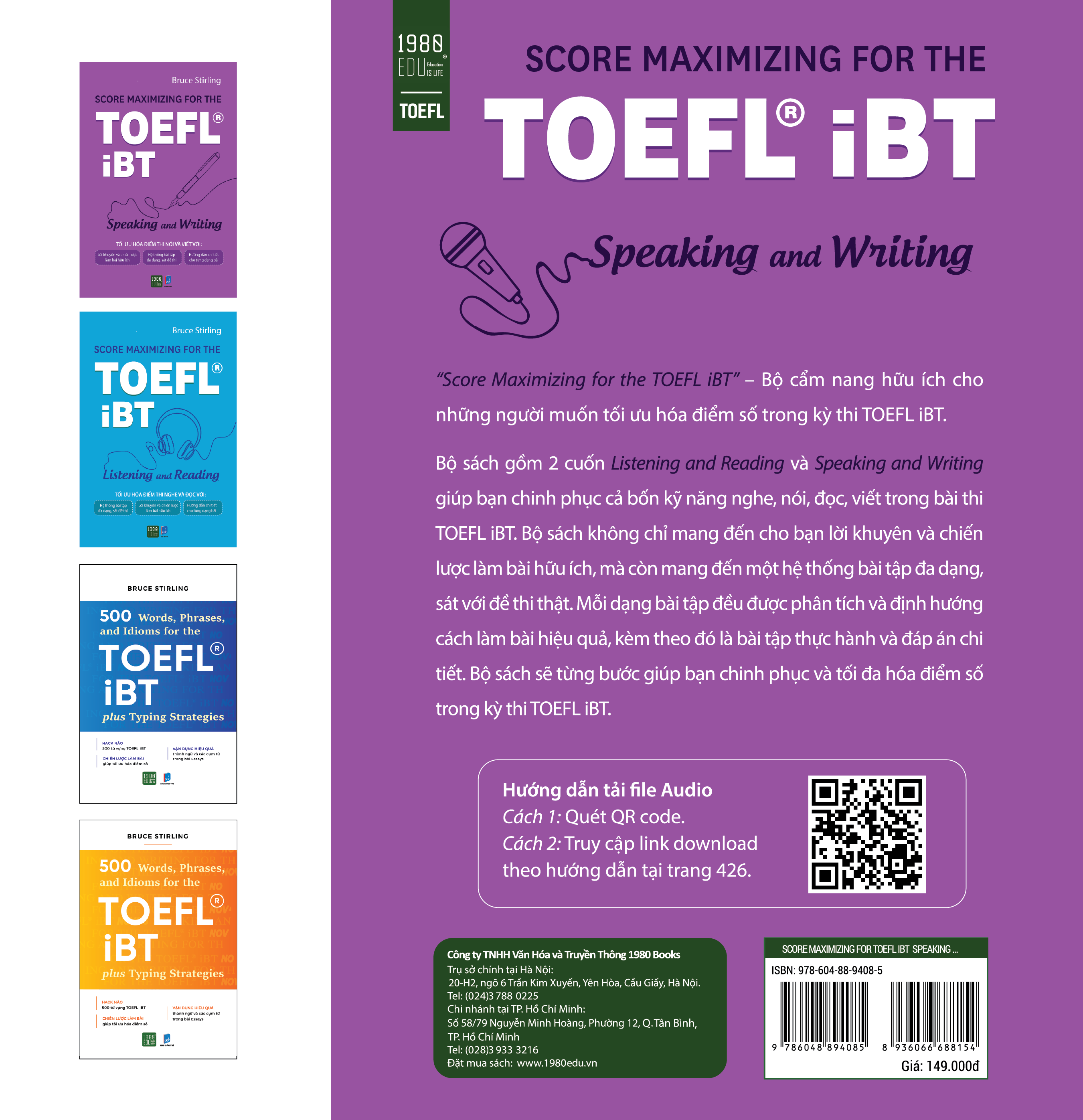 Sách Score Maximizing For The Toefl iBT – Speaking And Writing