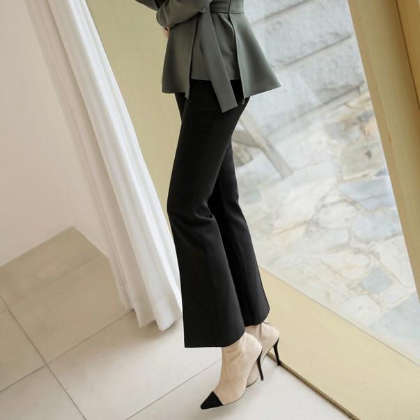 Quần Tây Nữ Thời Trang Công Sở Quyên Fashion, Dáng Đứng Gấu Loe Nhẹ Thời Trang QQ211