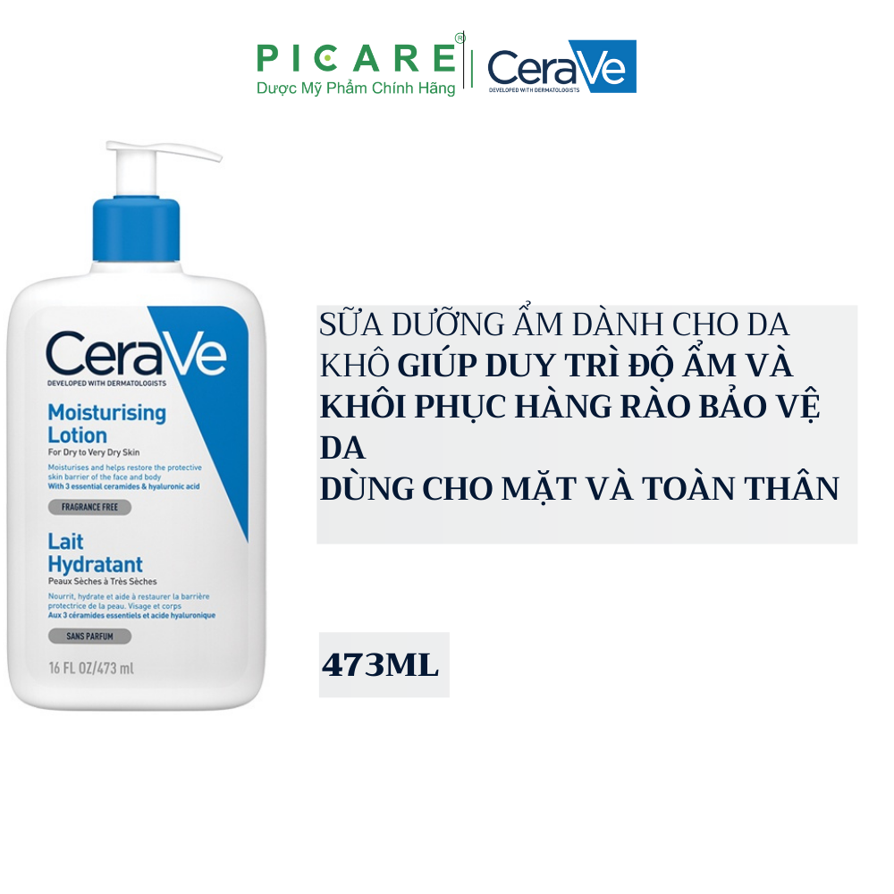 Sữa Dưỡng Ẩm Dành Cho Da Khô CeraVe Moiturising Lotion 473ml