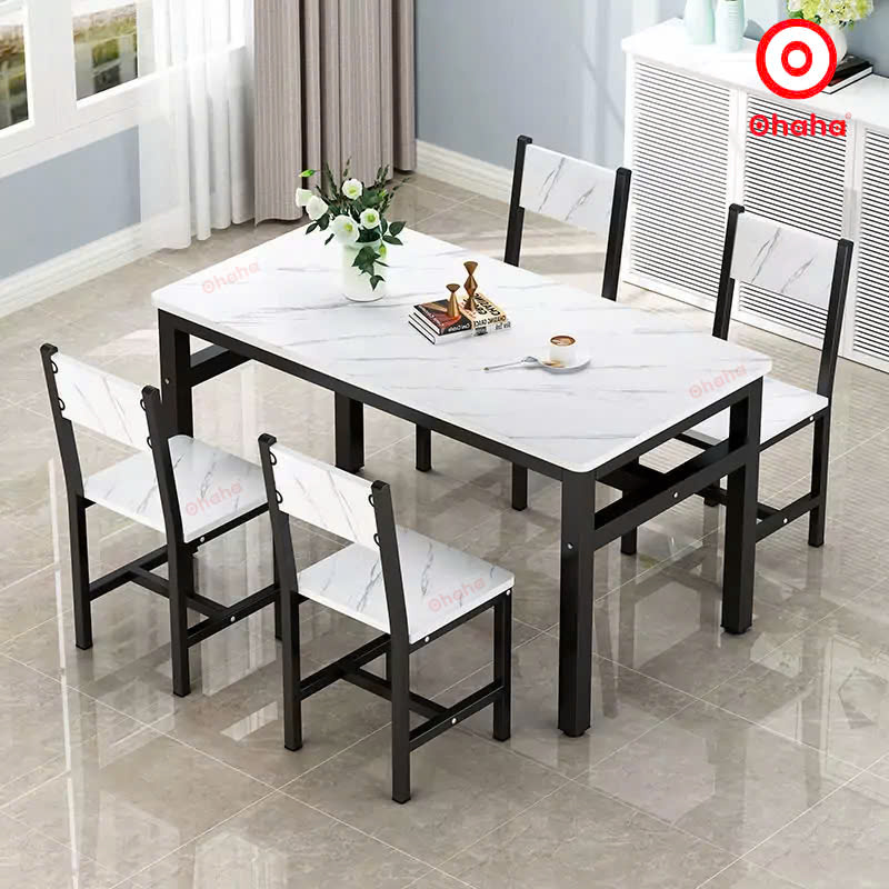 [ Miễn phí giao hàng và lặp đặt tại TP.HCM] Bộ bàn ăn đa năng có ghế Ohaha - BA014