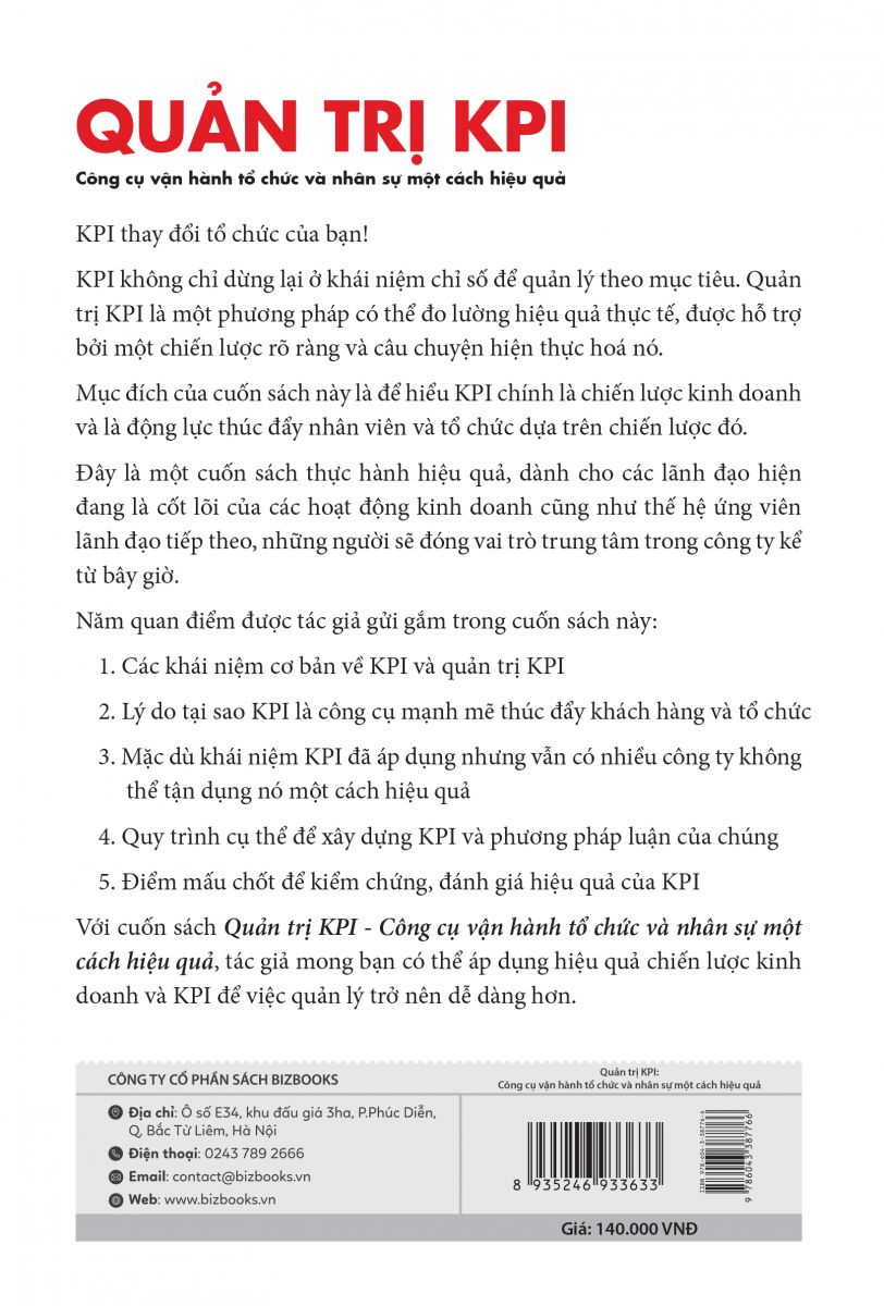 Quản trị KPI: Công cụ vận hành và tổ chức nhân sự một cách hiệu quả