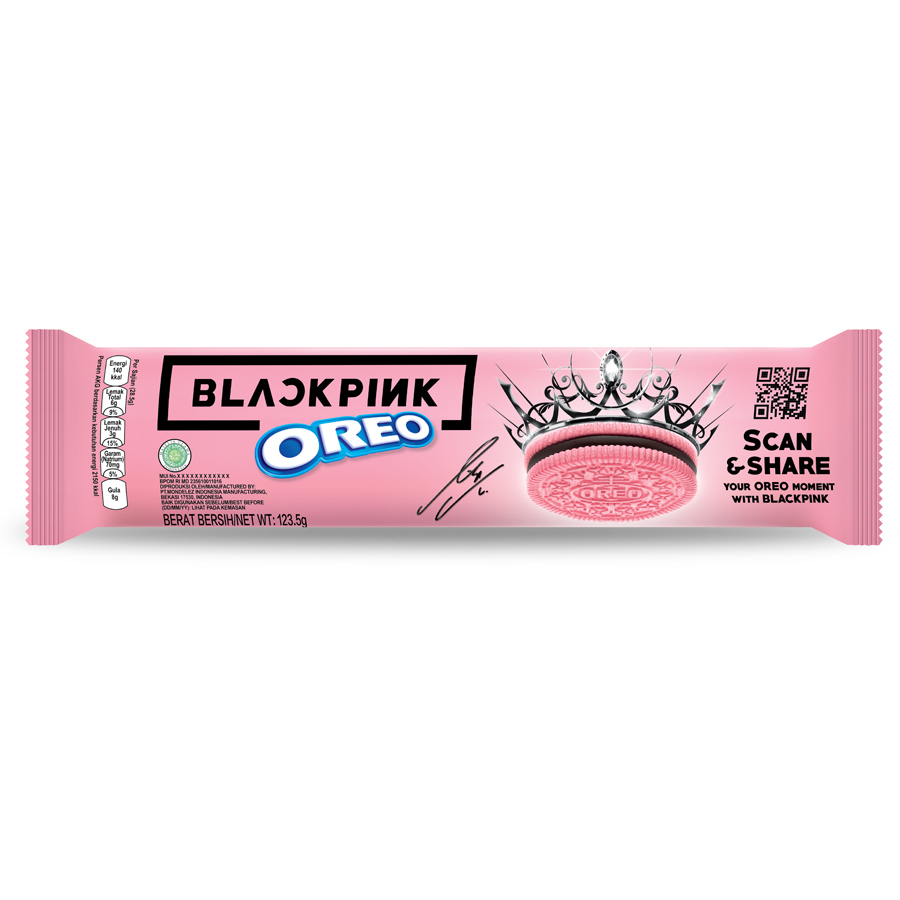 [Limited Edition] Combo 3 thanh Bánh quy OREO BLACKPINK Pink version 3x123.5g