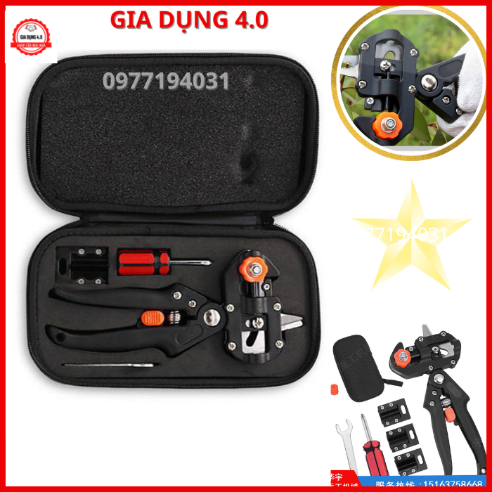 Bộ kéo ghép cành cây chuyên dụng cao cấp -dụng cụ chiết cành đa năng