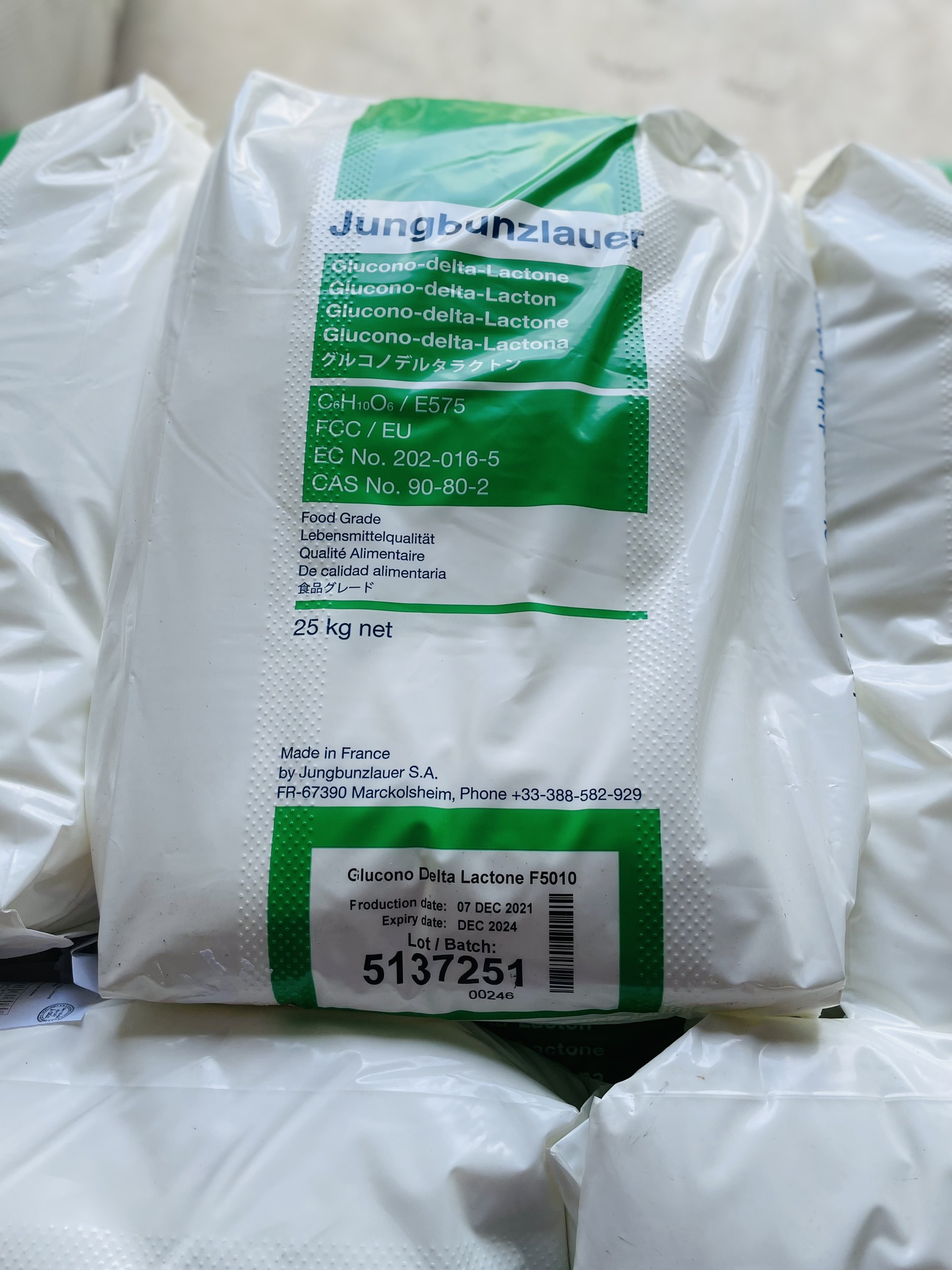 500g đường nho Pháp tạo đông tào phớ đậu hũ ngon béo (Chiết từ bao 25kg) glucono delta lactone