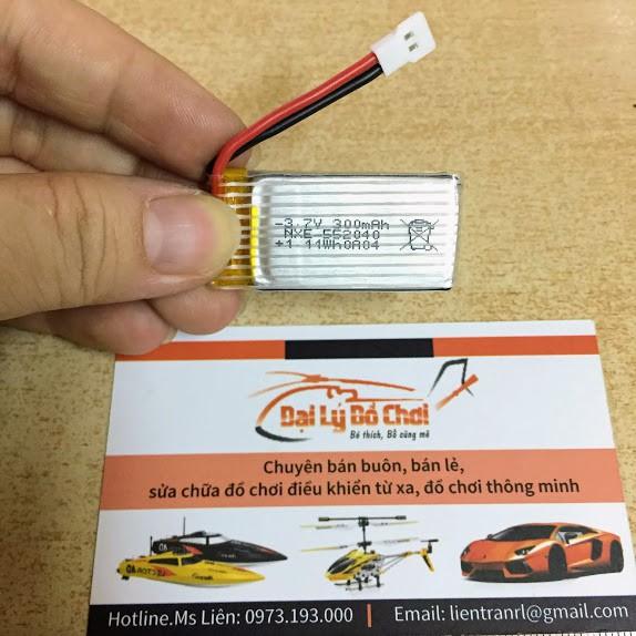 Pin Lipo chính hãng 3.7V dung lượng 300mAh dành cho máy bay V911S