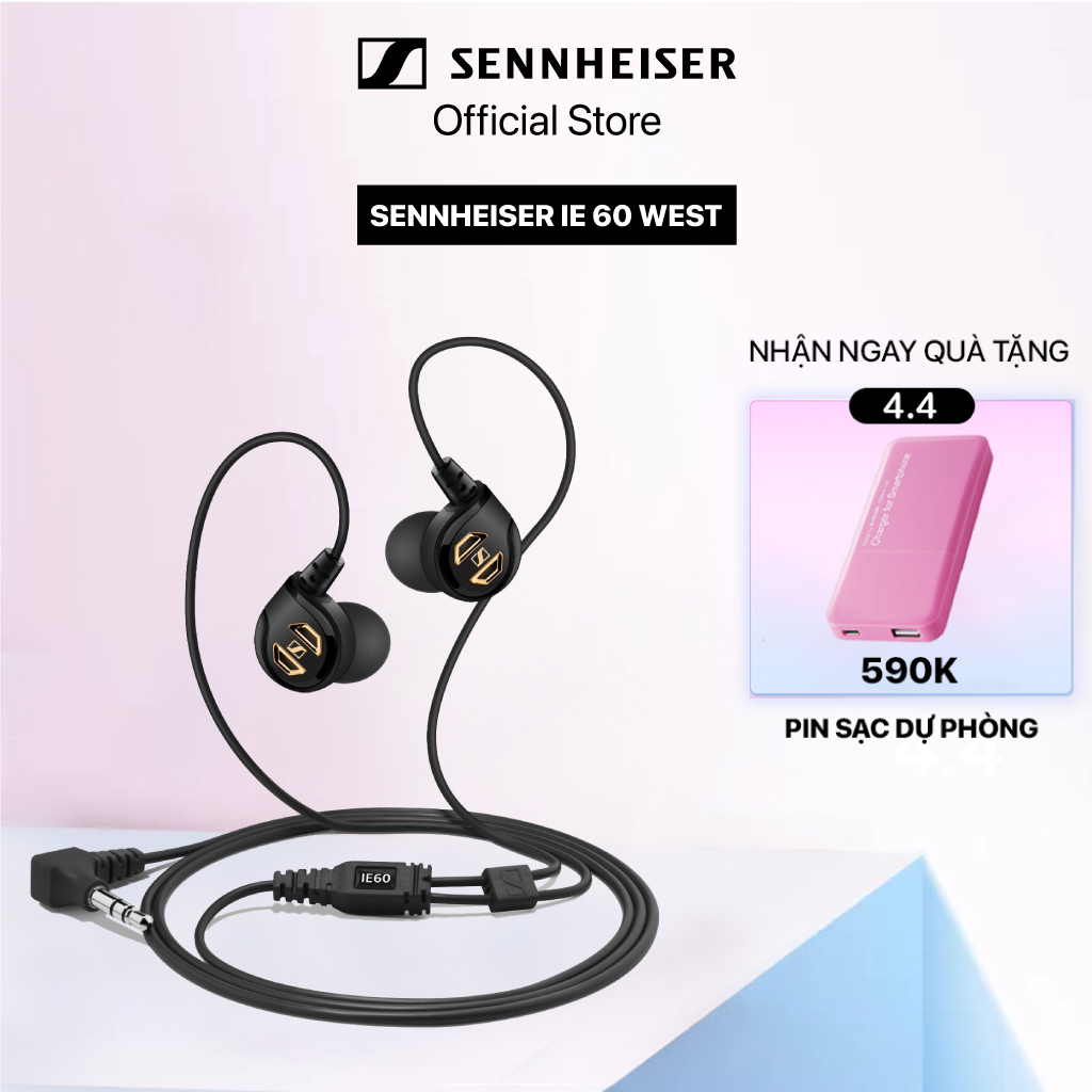 Tai nghe SENNHEISER IE 60 WEST - Hàng Chính Hãng