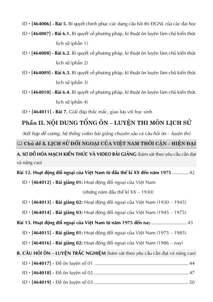 Sách - Tổng Ôn-Luyện Thi Môn Lịch Sử - Tập 2