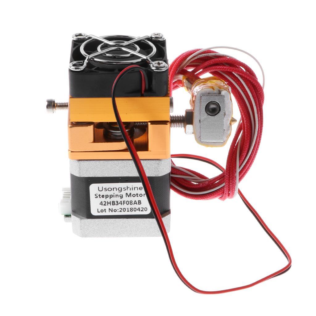 0.4mm Single Head MK8 Extruder Stepper Motor Fan Assembly For 3D Printer