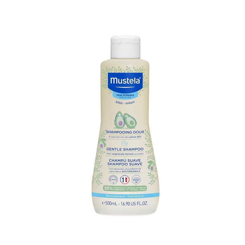 Dầu Gội Cho Trẻ Sơ Sinh & Em Bé Da Thường Mustela GENTLE SHAMPOO 200ML/500ML