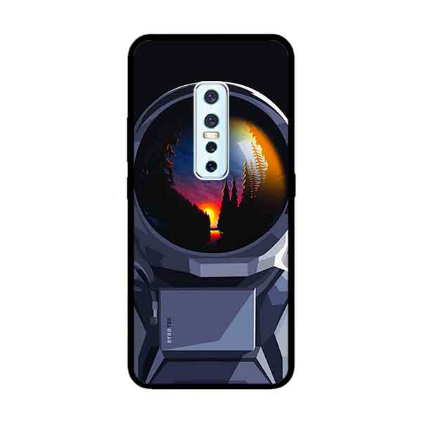 Ốp Lưng in cho Vivo V17 Pro Mẫu Áo Giáp Vũ Trụ̣ - Hàng Chính Hãng