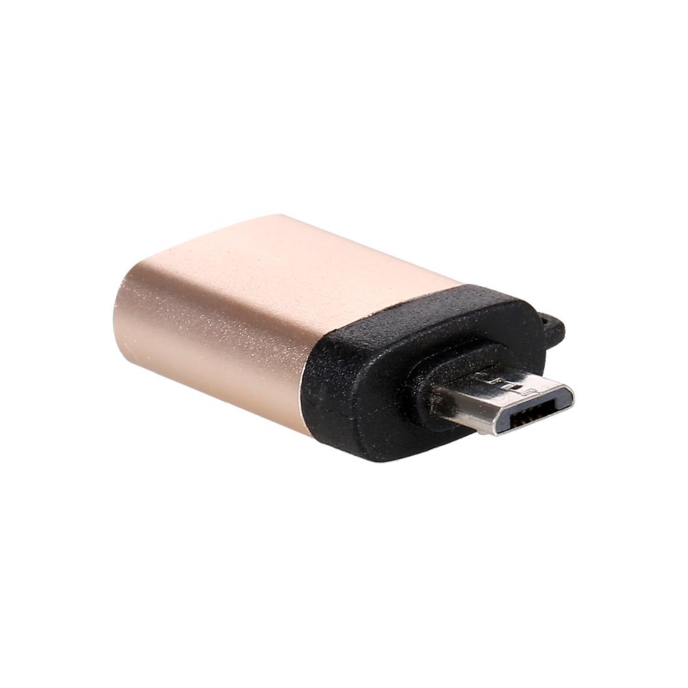 Micro OTG Adapter High Speed 3.0 Transmission Adapter Aluminium Alloy Shell Adapter Plug and Play for Keyboard Mouse