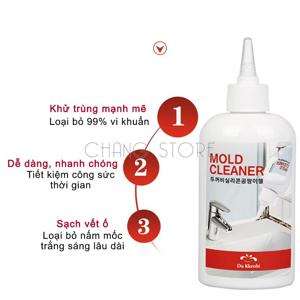 Dung Dịch Tẩy Mốc Hàn Quốc Mold Cleaner Đa Năng Rửa Gạch, Nhựa, Cao Su