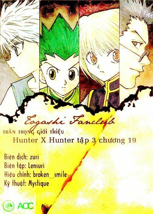 Hunter X Hunter Chapter 19 - Trang 0