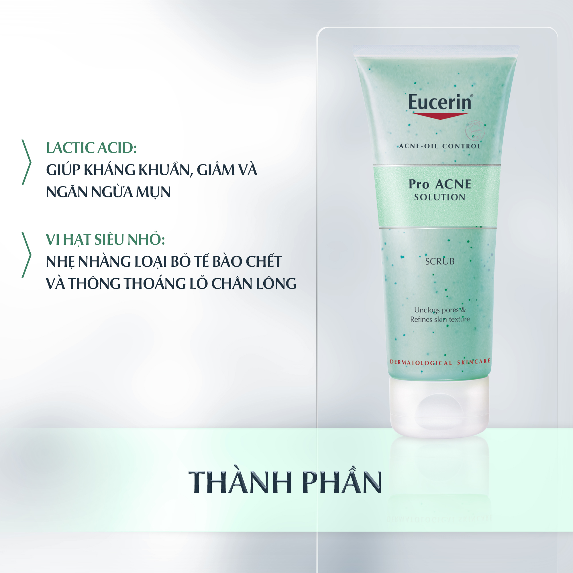 Tẩy tế bào chết ngăn ngừa mụn Eucerin Pro Acne Scrub 100ml