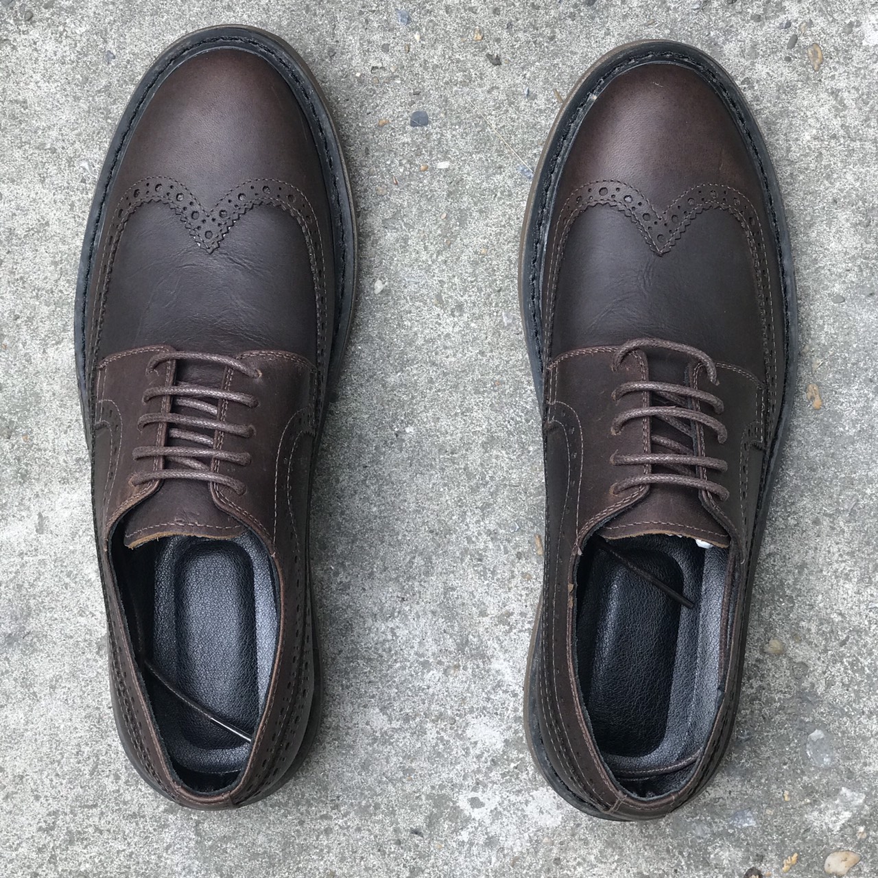 Giày tây nam da bò cao cấp derby brogues