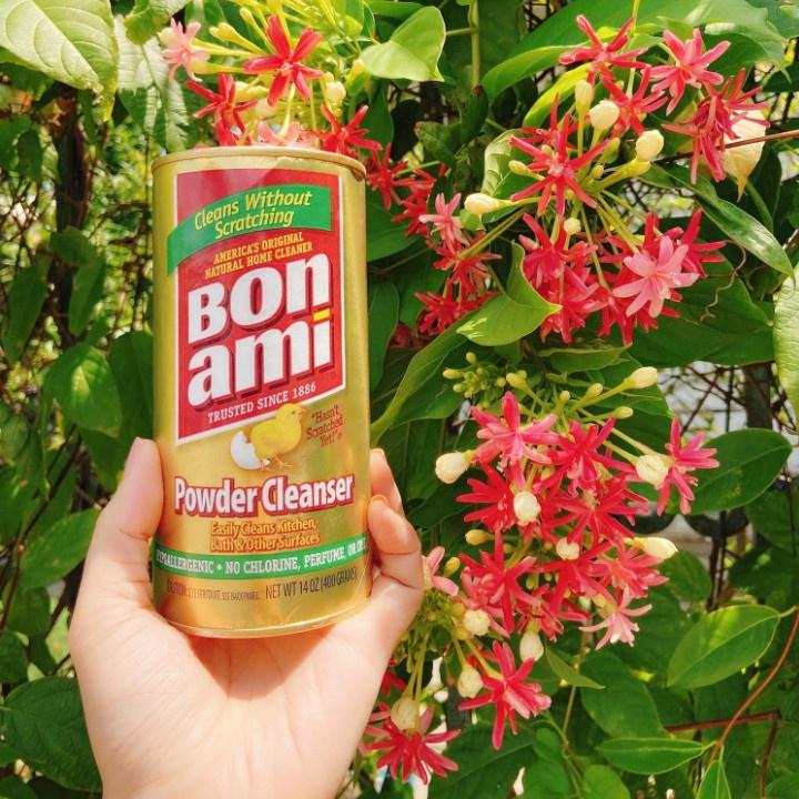 Bột Tẩy Rửa Bon Ami Powder Cleanser 400g Làm Sạch Sinh Học Đa Năng Trên Mọi Bề Mặt - Home and Garden