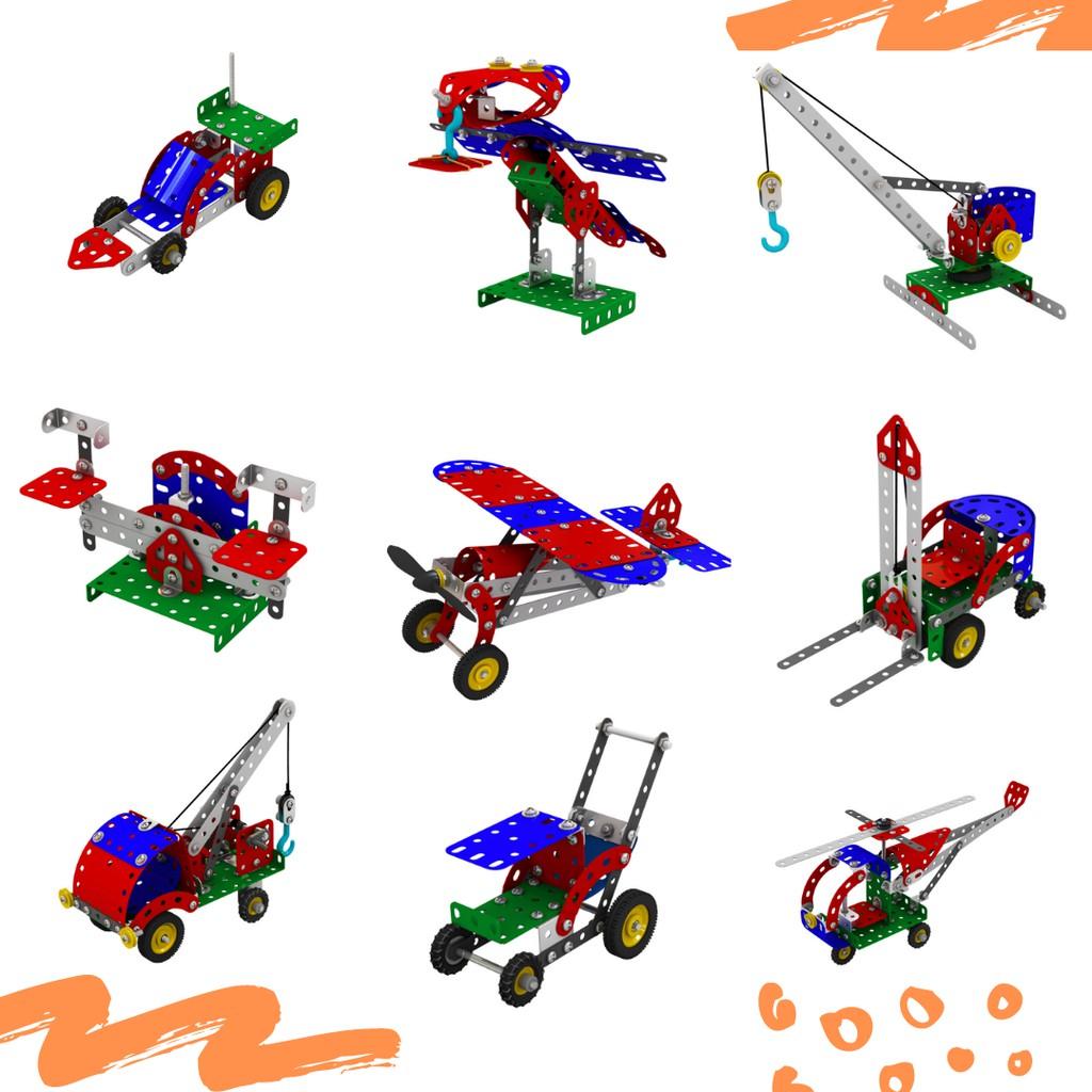 Hộp khoa học Hàn Quốc, lắp ráp 39+ mô hình với 300+ chi tiết