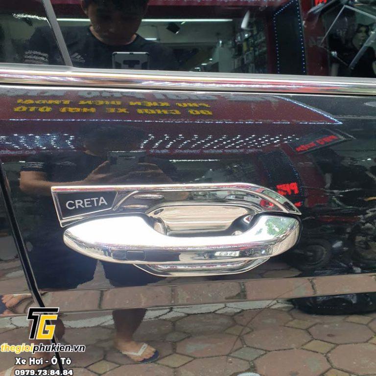 Ốp hõm cửa xe Hyundai Creta mạ Crom