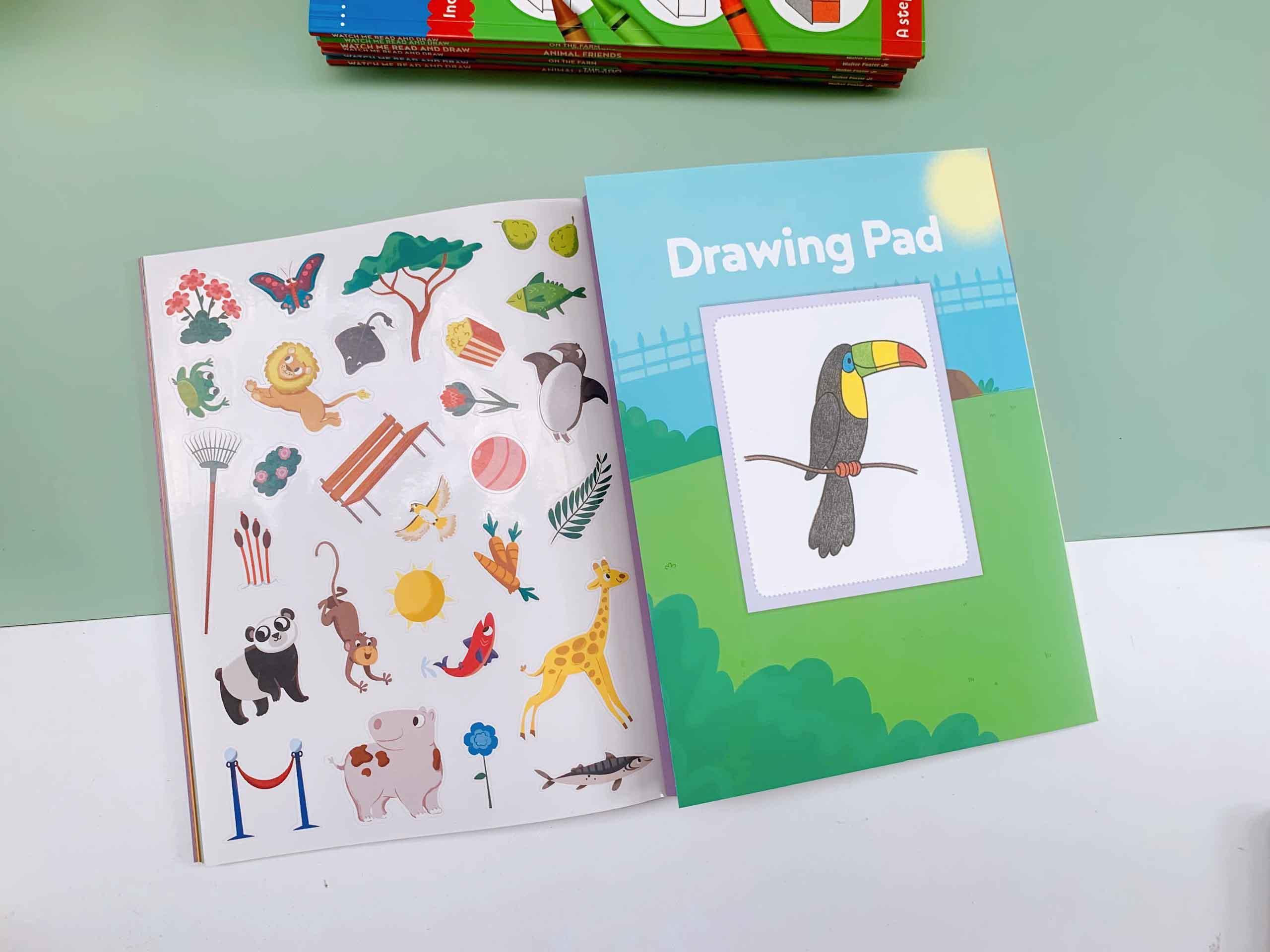 Watch Me Read and Draw: The Zoo : A step-by-step drawing &amp; story book