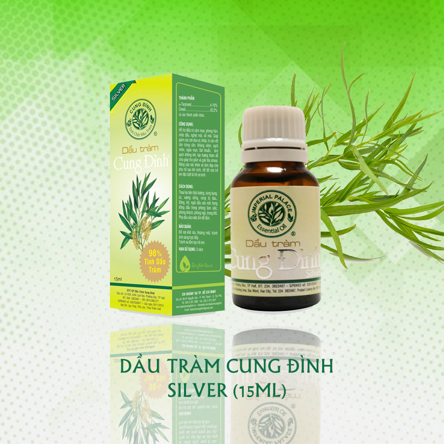 DẦU TRÀM CUNG ĐÌNH - SILVER (15ML)