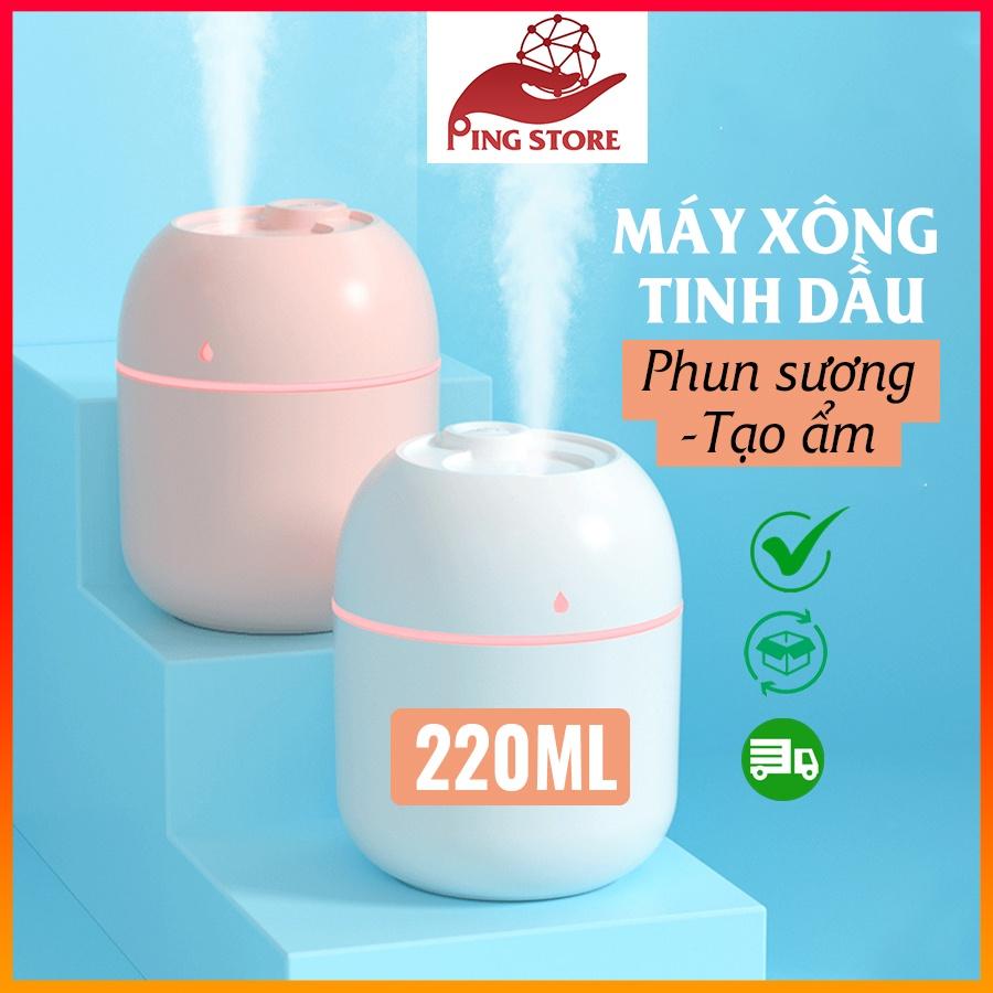 Máy Xông Tinh Dầu Mini Phun Sương Khuếch Tán Tinh Dầu Dùng Cho Phòng Ngủ Và Trong Xe Hơi Khử Khuẩn Đuổi Muỗi - 300ml