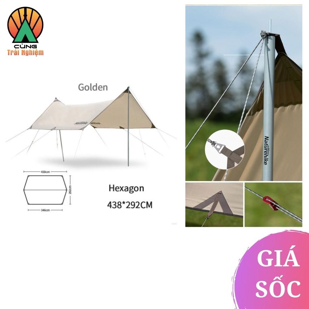 Tấm Tăng Dã Ngoại Glamping Che Nắng Mưa Cắm Trại CHỐNG NƯỚC NatureHike NH20TM006