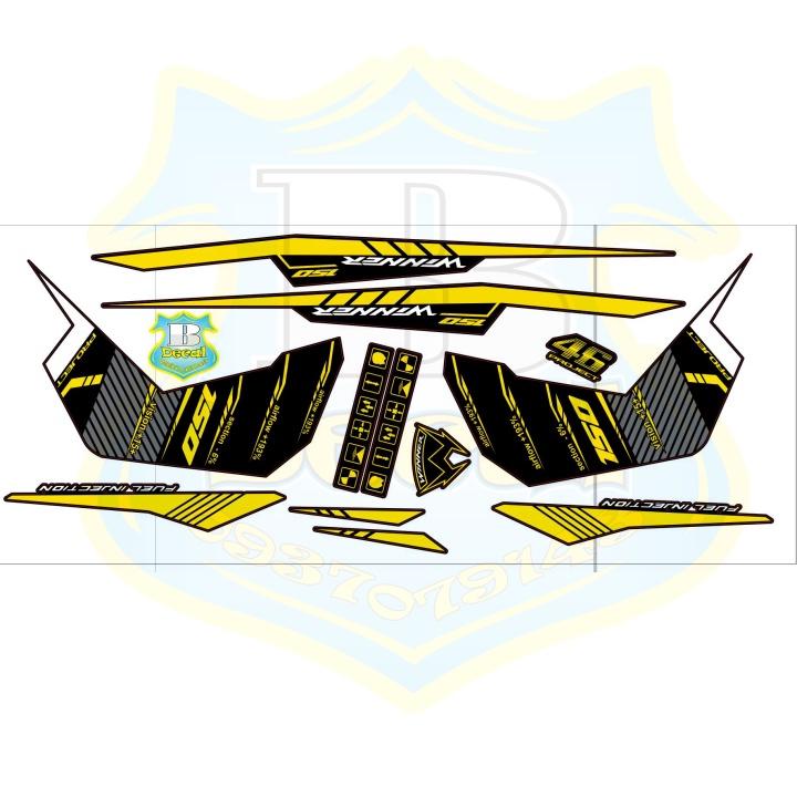 Tem rời dành cho winner v1 vàng đen