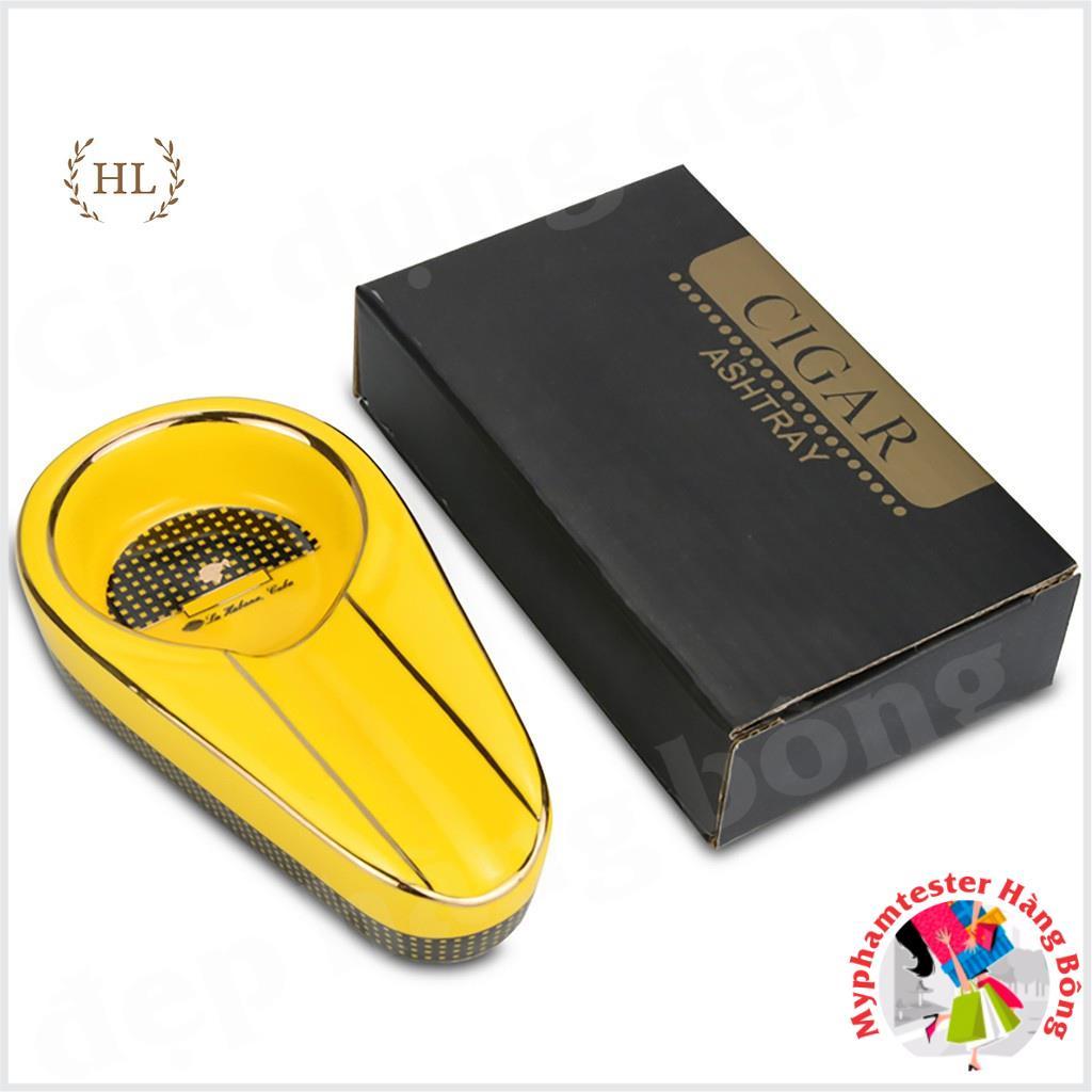 Gạt tàn Cigar | GẠT TÀN CIGAR ĐƠN 1 ĐIẾU CHẤT LIỆU SỨ CAO CẤP