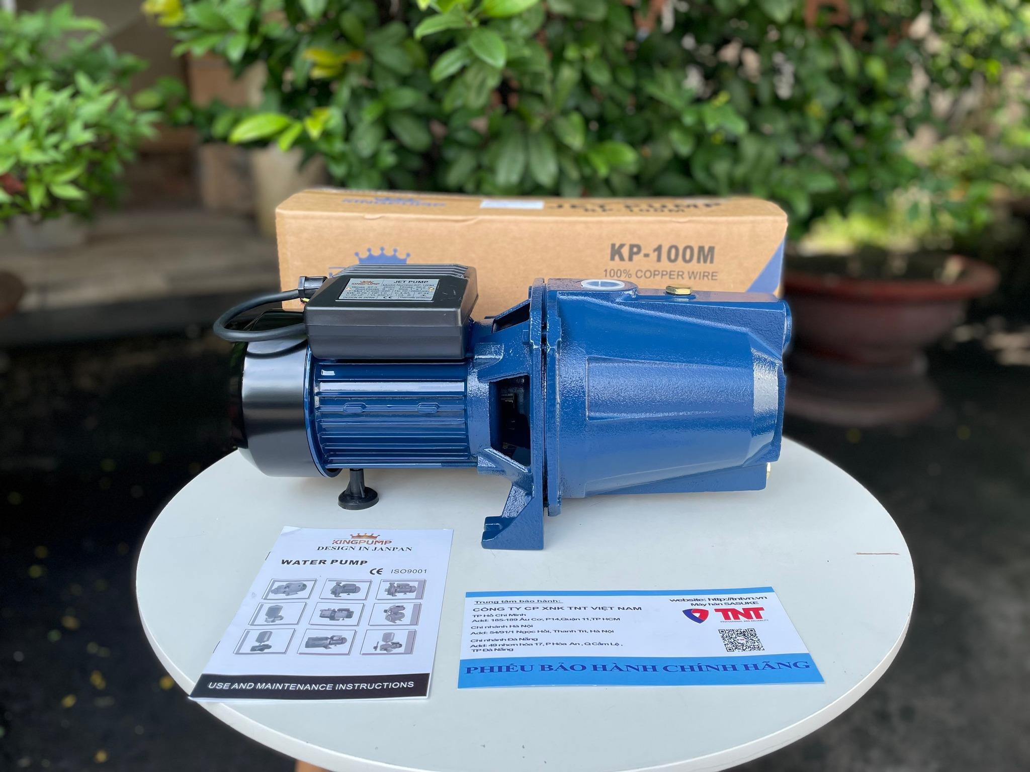 MÁY BƠM NƯỚC LY TÂM 750W KINGPUMP KP-100M - HÀNG CHÍNH HÃNG