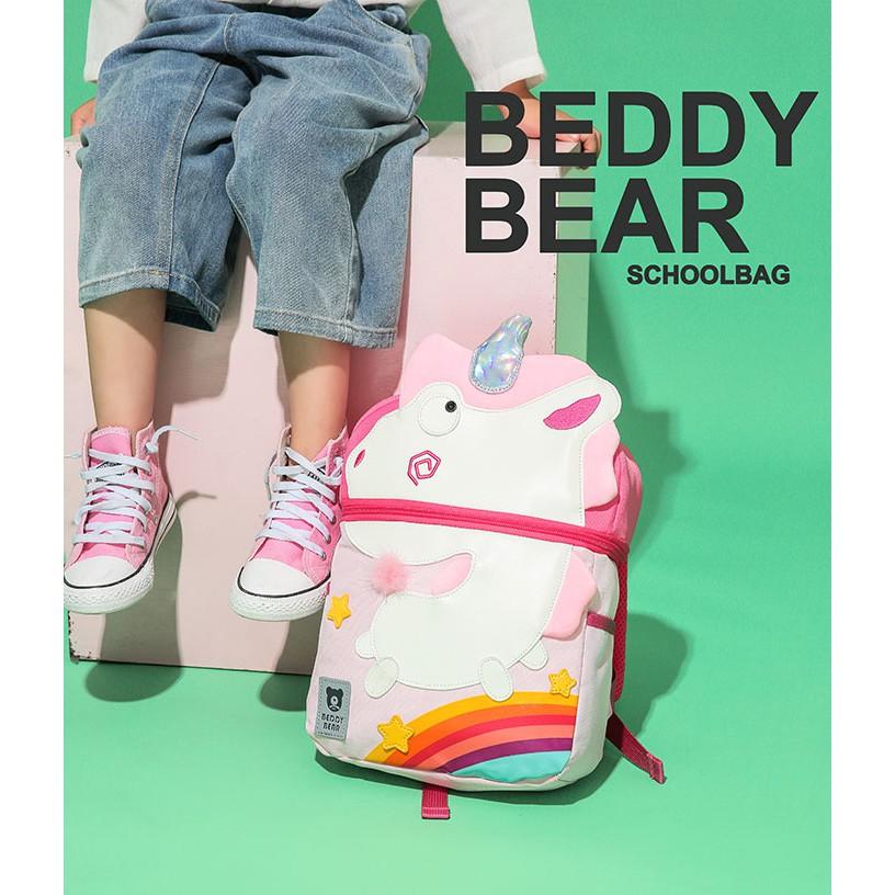 Balo cho bé Gái từ 04 tuổi BeddyBear - Phù hợp học Mầm Non - Cute Bag Unicon / Kỳ lân - Ba lô Thiết kế chống gù lưng - Bảo hành chính hãng 2 năm