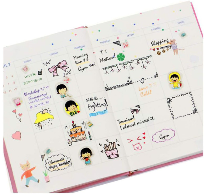 Sổ Tay Kế Hoạch Nhật Ký 365 Ngày Life Planner Cao Cấp - Tặng 3 Stickers Siêu Dễ Thương