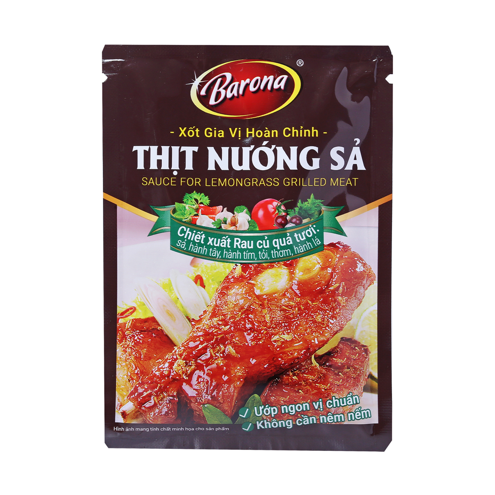 Xốt Thịt Nướng Sả Barona 80G