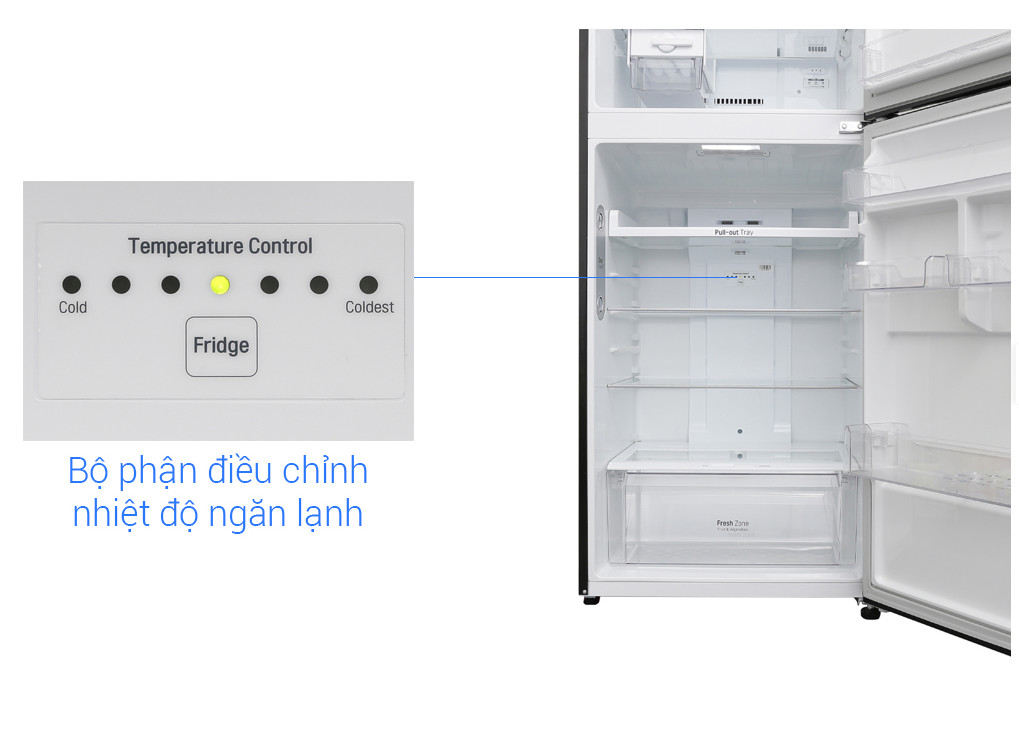 Tủ Lạnh LG Inverter 393 lít GN-L422GB - Hàng Chính Hãng - Chỉ Giao Hà Nội