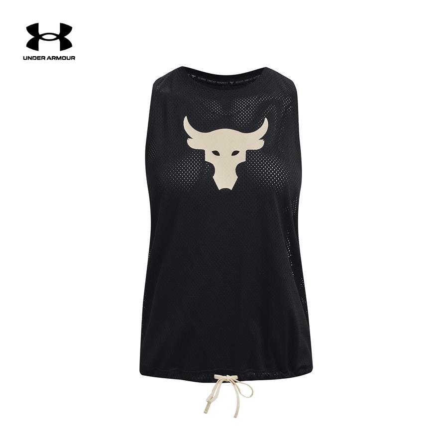 Áo ba lỗ thể thao nữ Under Armour Project Rock Mesh - 1369968-001