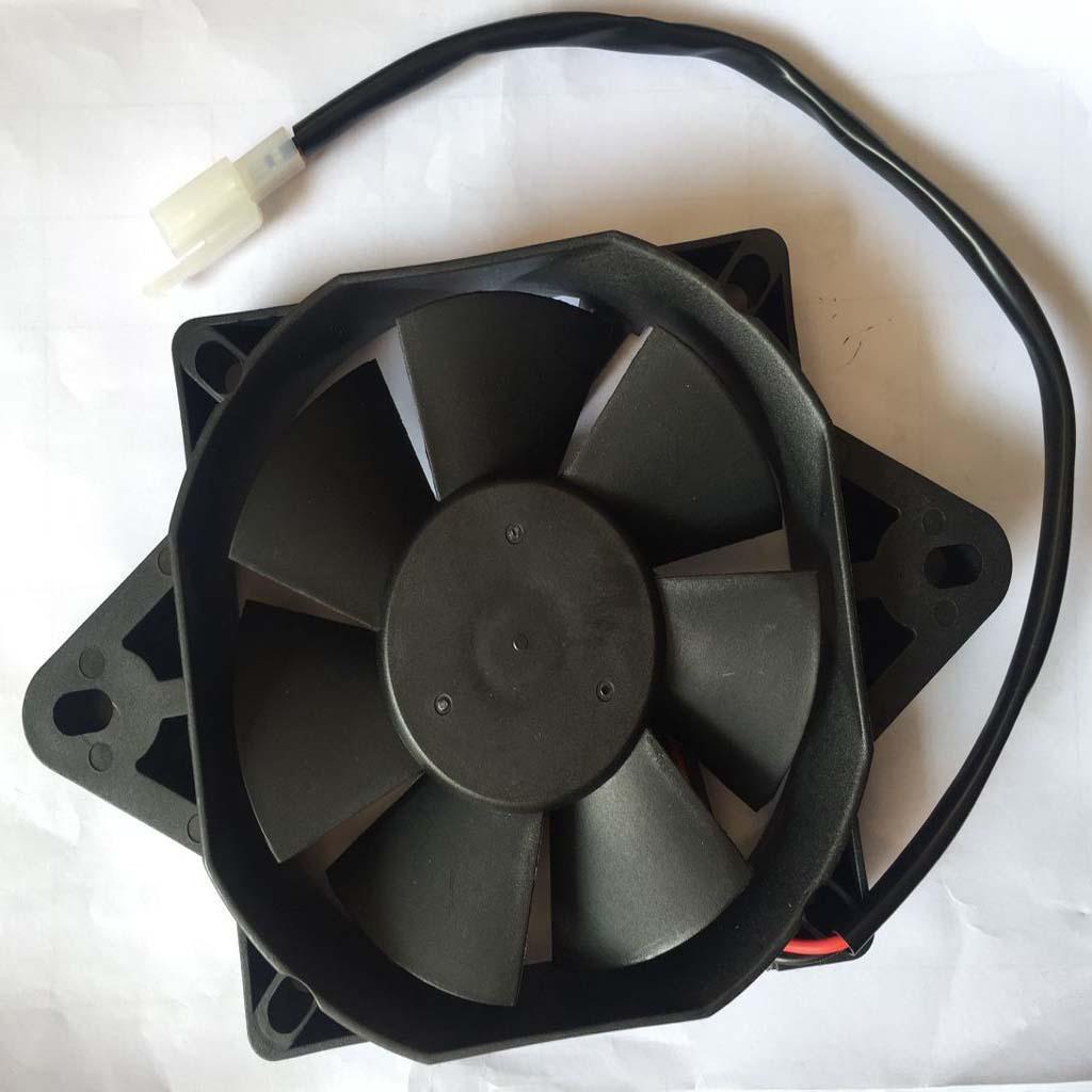 2pcs Universal Motorcycle ATV 12V Oil Cooler Electric Cooling Fan