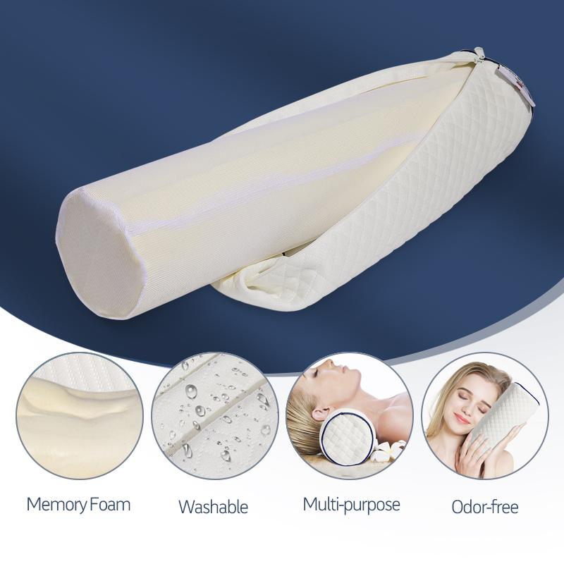 Cột Bông Mút Gối Hình Trụ Ghế Sofa Đệm Lưng Chân Eo Cổ Gối Cổ Tử Cung Dài Giường Ngủ Chỉnh Hình Gối