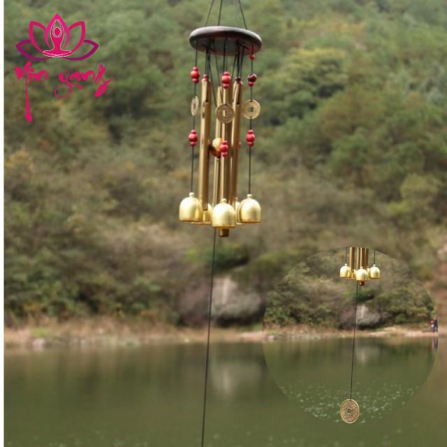 Chuông Gió Phong Thủy 4 Thanh May Mắn