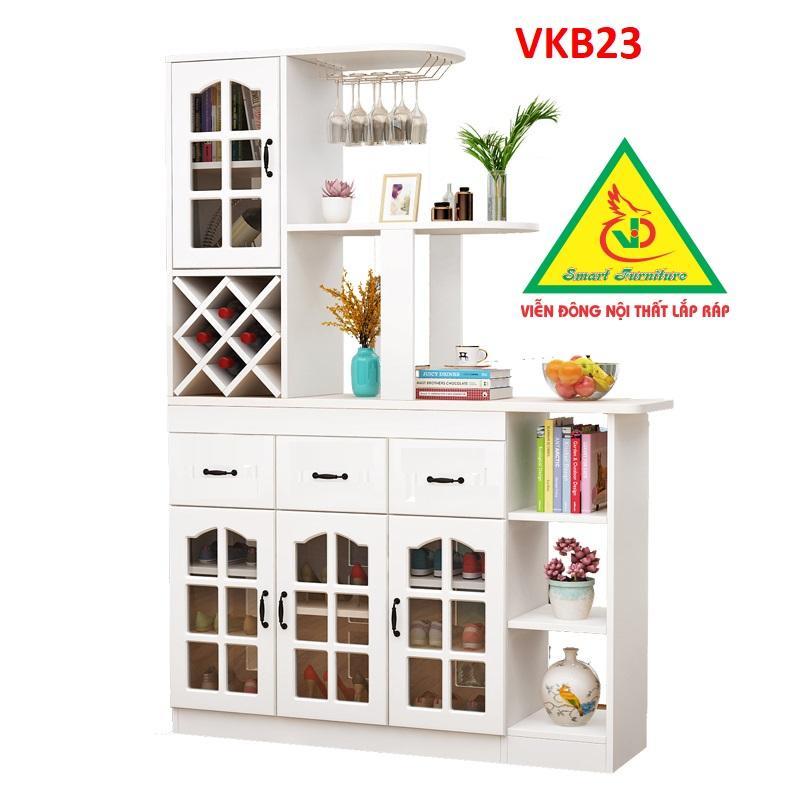 Quầy bar mini kết hợp tủ rượu VKB23 ( không kèm ghế) - Nội thất lắp ráp Viendong Adv