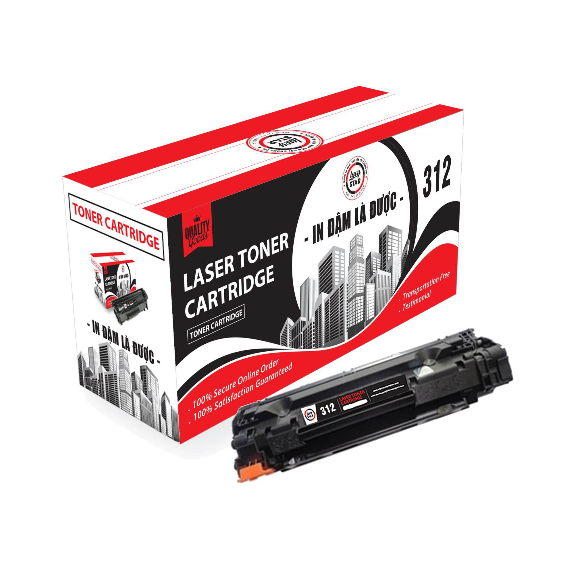 Mực in Lyvystar laser Cartridge 312 sử dụng cho máy in Canon - Hàng Chính Hãng