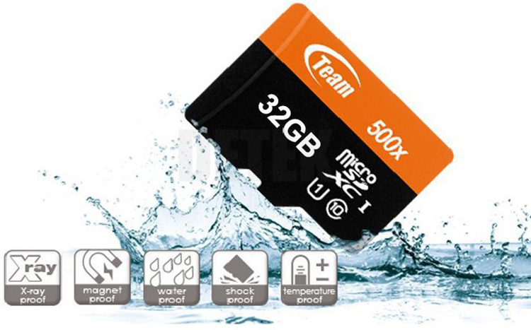 Thẻ Nhớ Micro SDHC Team 32GB 500x Class 10 U1-80MB/s (Đen Cam) - Hàng Chính Hãng