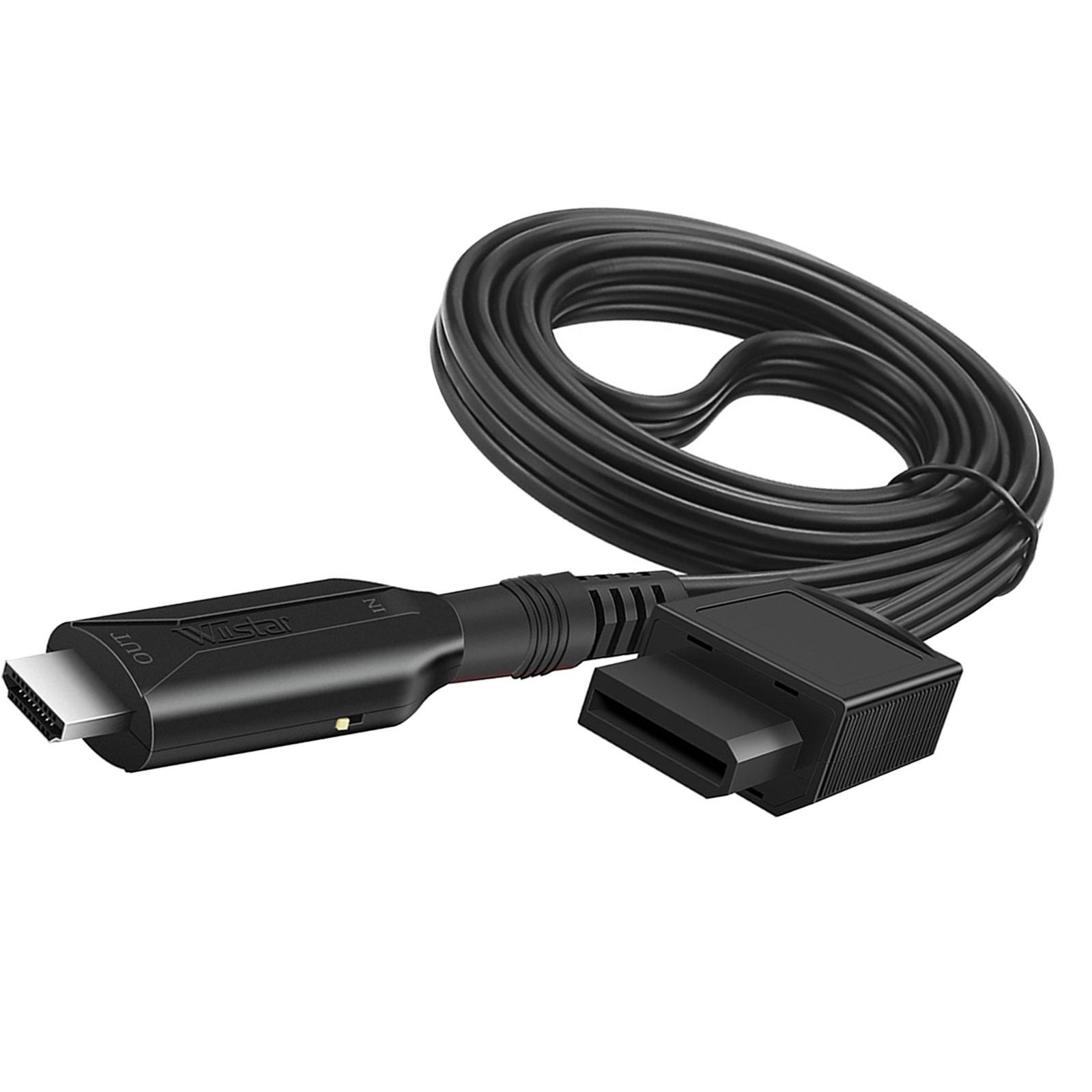 Wii to HDMI Converter Cable, Output Video&Audio Wii to HDMI Adapter for Projector