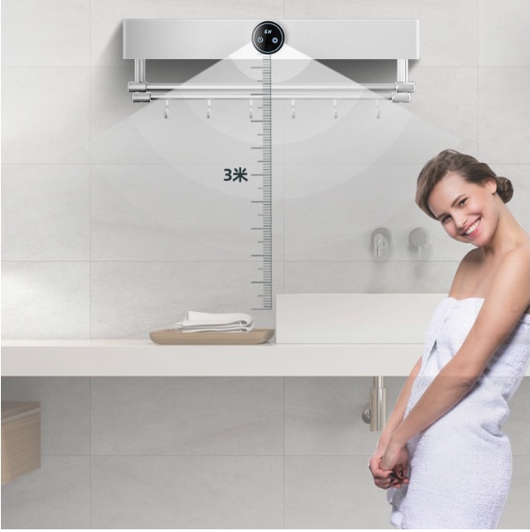 Giá Treo Khăn Sấy Nhanh Thông Minh LCD HL-HiEnd Towel Diệt Khuẩn UV (đạt chuẩn CE)