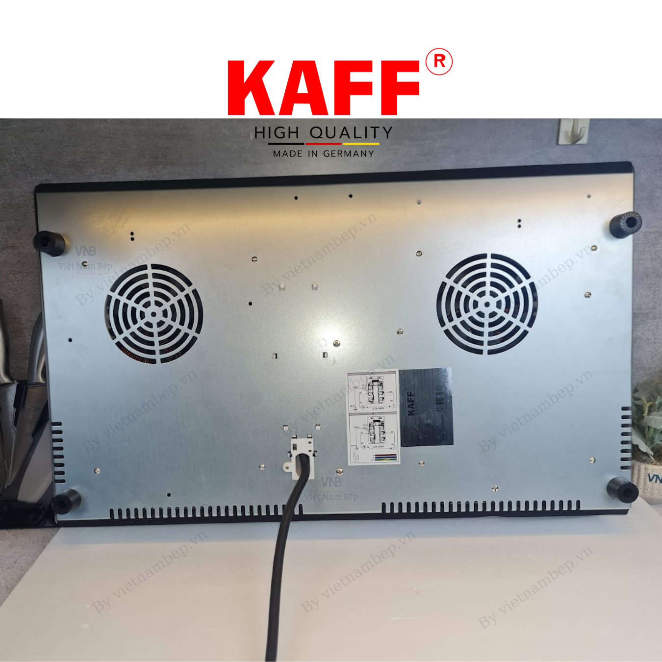 Bếp âm hồng ngoại đôi nhập khẩu Malaysia KAFF KF-FL101CC - Hàng chính hãng