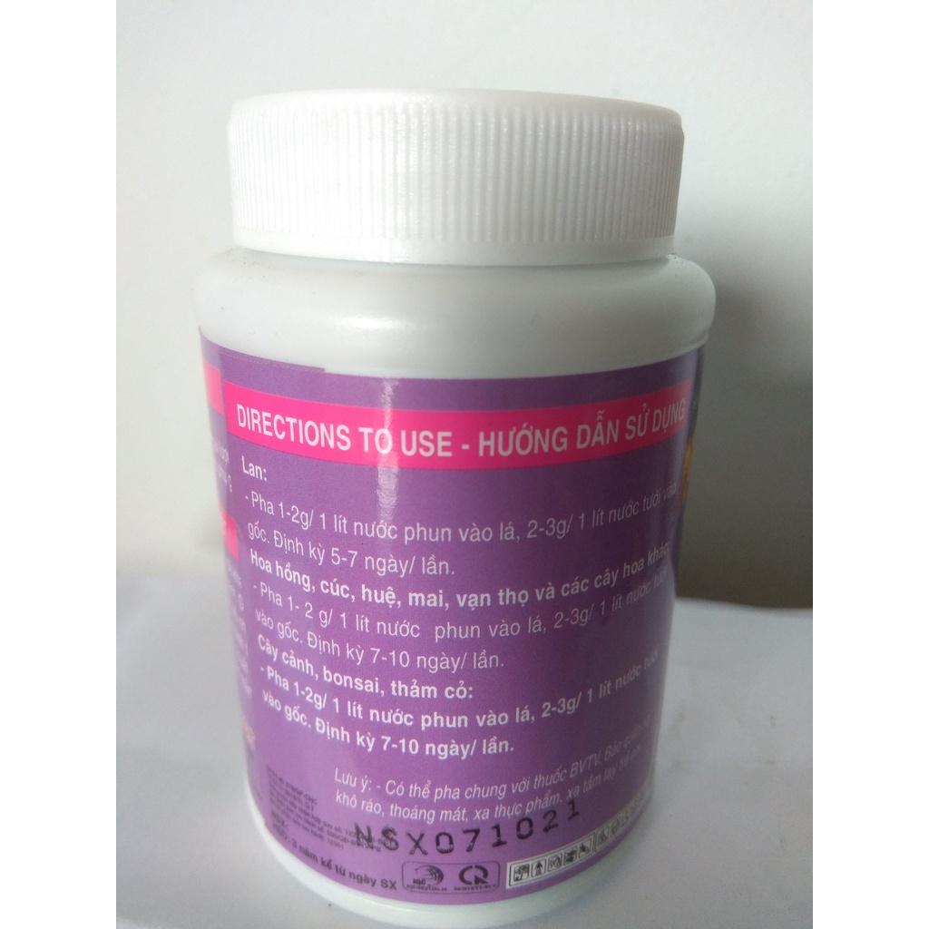 Phân bón vi lượng NPK 10-60-10 kích ra hoa - chai 100gram biomax