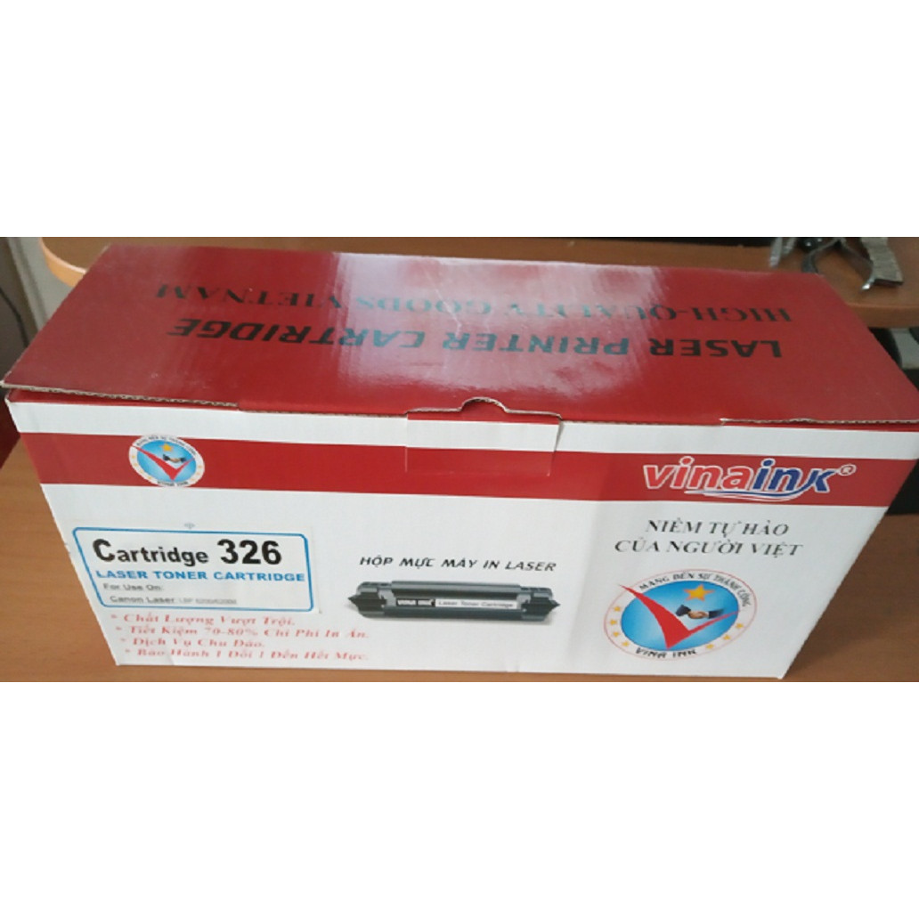 Hộp mực 326 VinaInk cho máy Canon LBP 6200 6200d - Hàng chính hãng